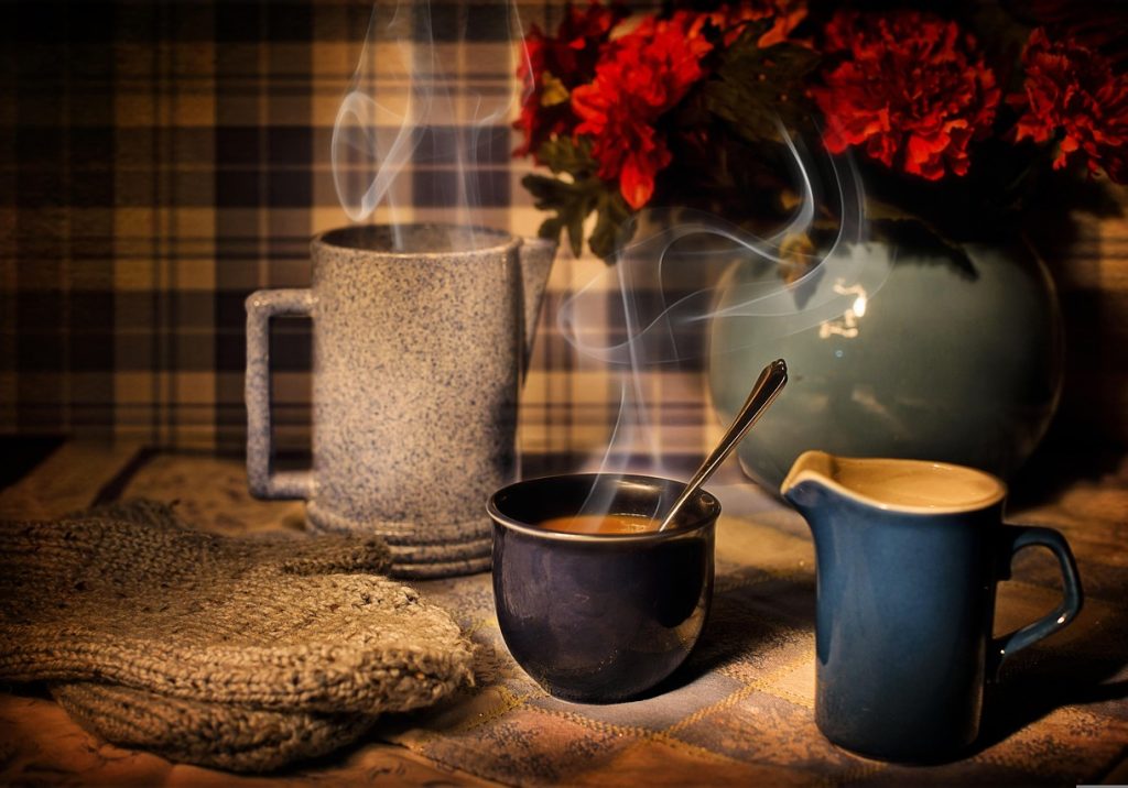 Christmas background, mug, coffee — Why you should hire professional services for dryer repair?